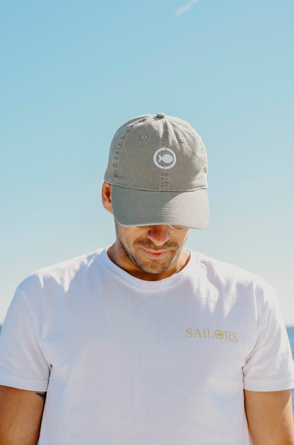 WASHED ALMOND CAP